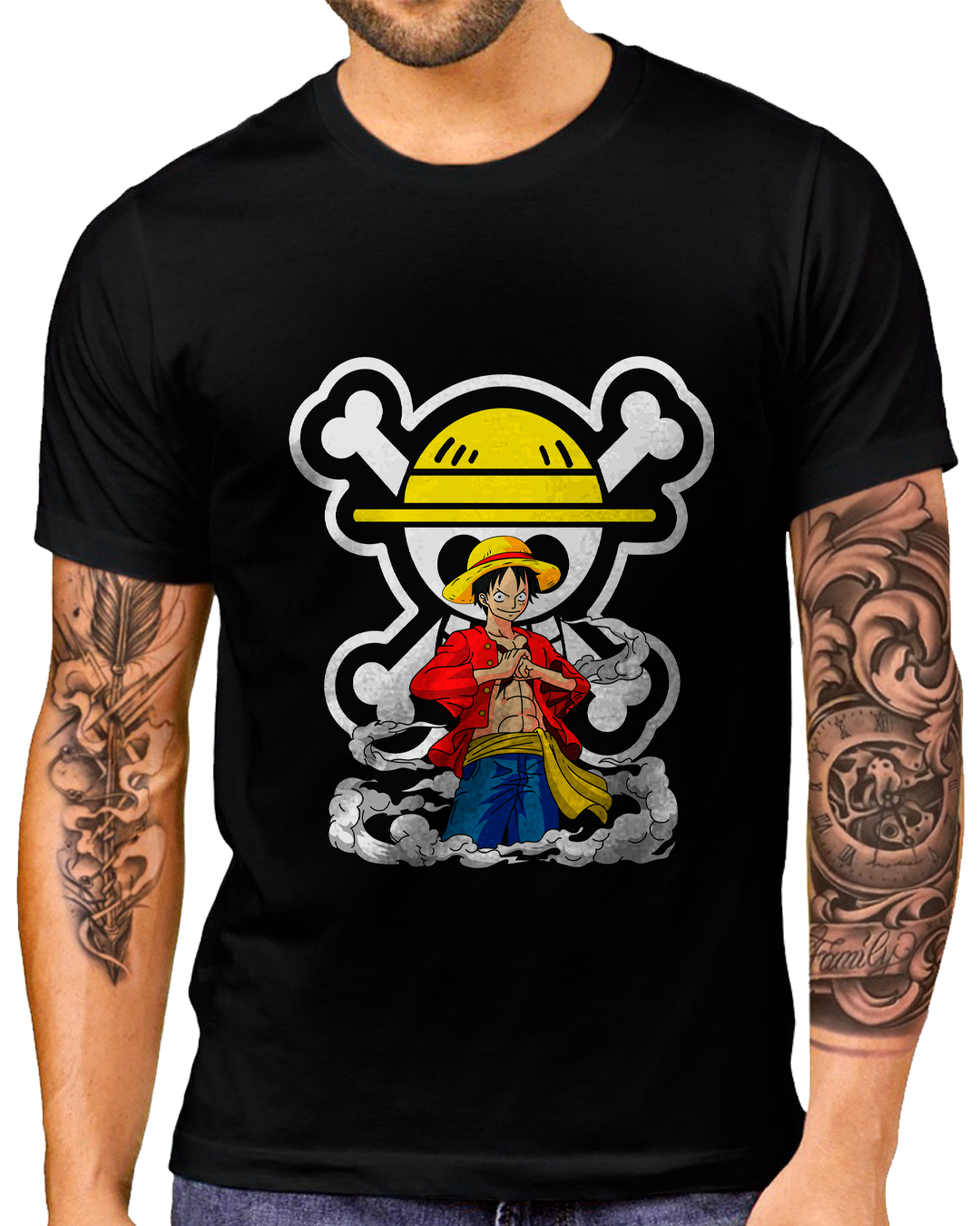 T-Shirt Masculino Luffy One Piece