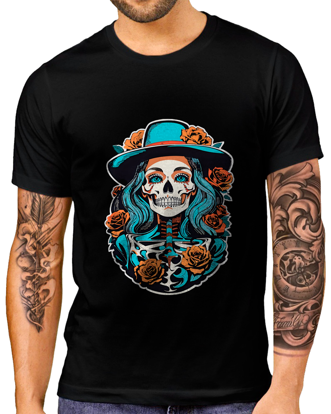 T-Shirt Masculino La Catrina Arte