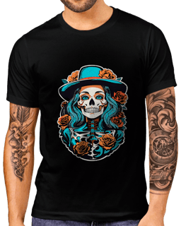 T-Shirt Masculino La Catrina Arte