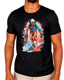 T-Shirt Masculino Ski Arte