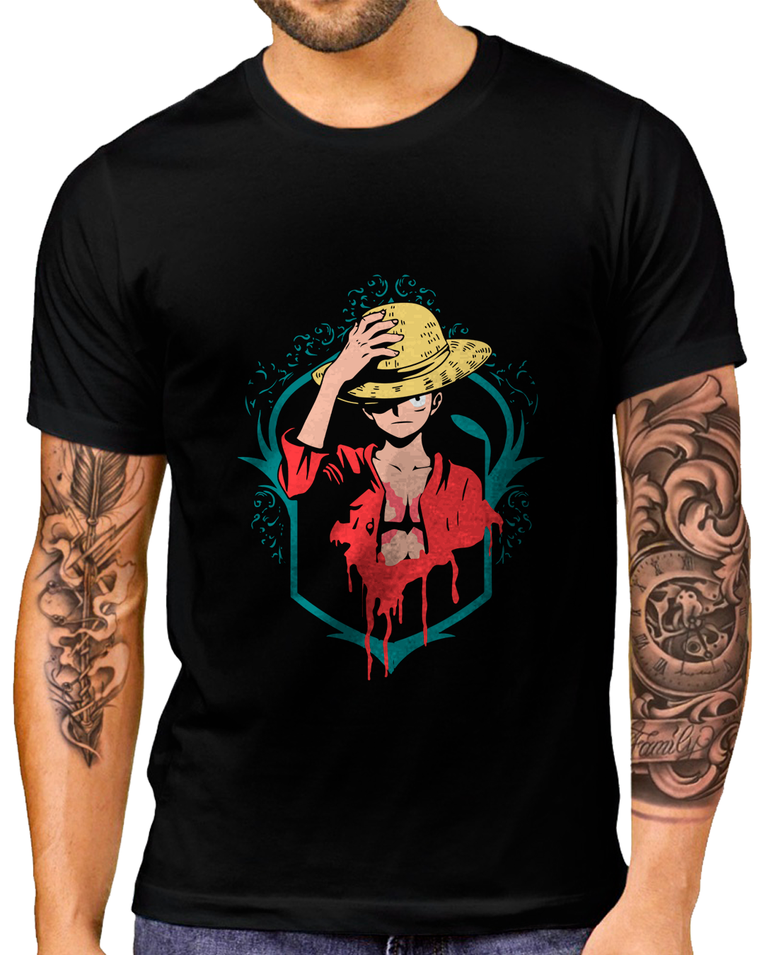 T-Shirt Masculino Luffy One Piece 