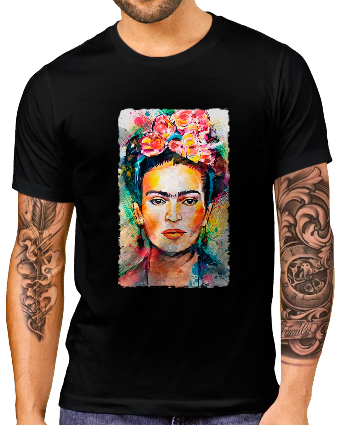 T-Shirt Masculino Frida Arte