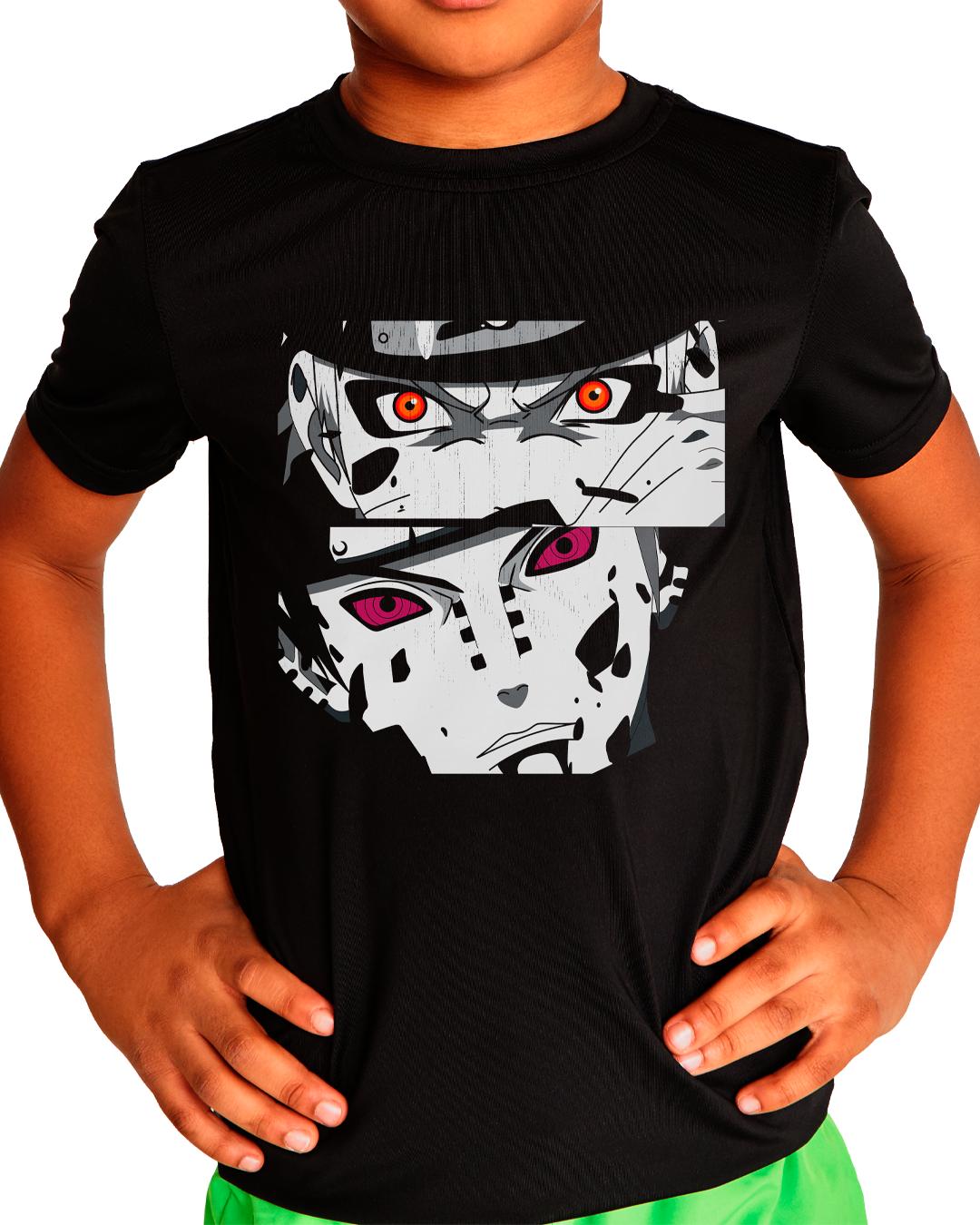 T-Shirt Intantil (2 a 8 anos) Naruto e Pain