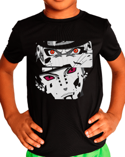 T-Shirt Intantil (2 a 8 anos) Naruto e Pain