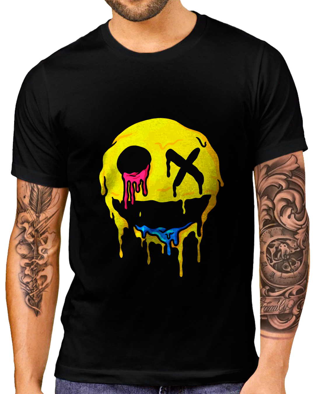 T-Shirt Masculino Emoticon Derretendo