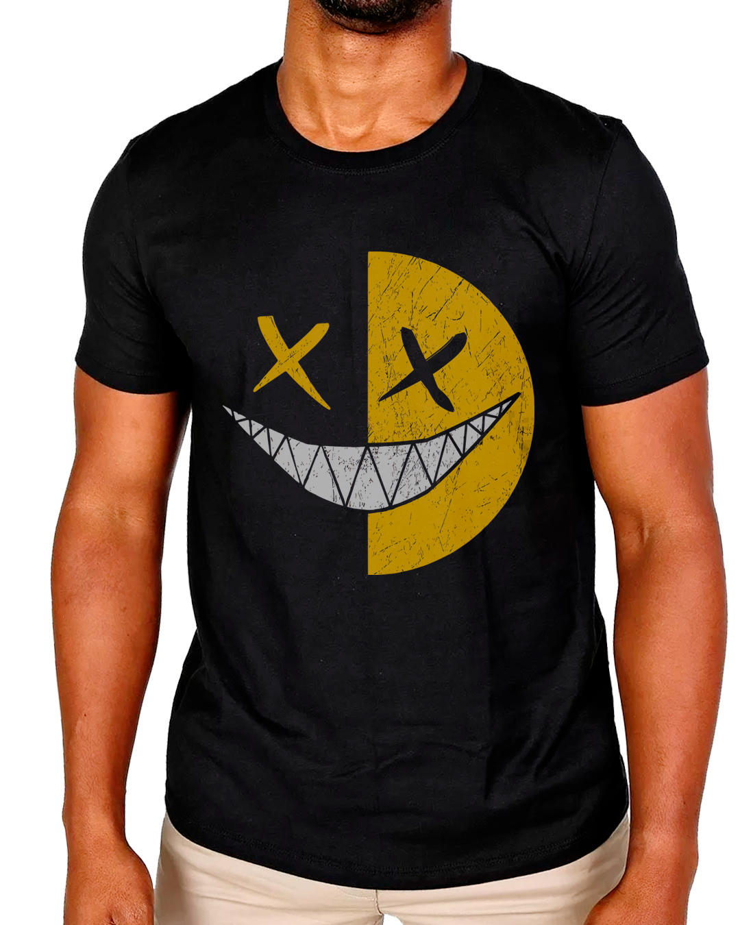 T-Shirt Masculino Emoji Sorrindo