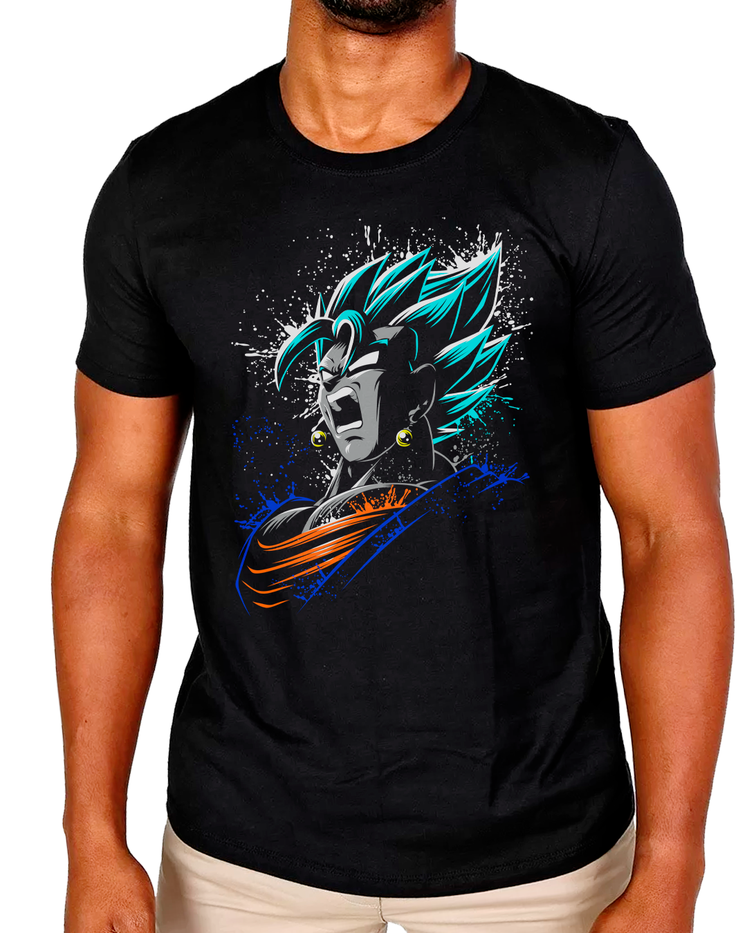 T-Shirt Masculino Gogeta Deus