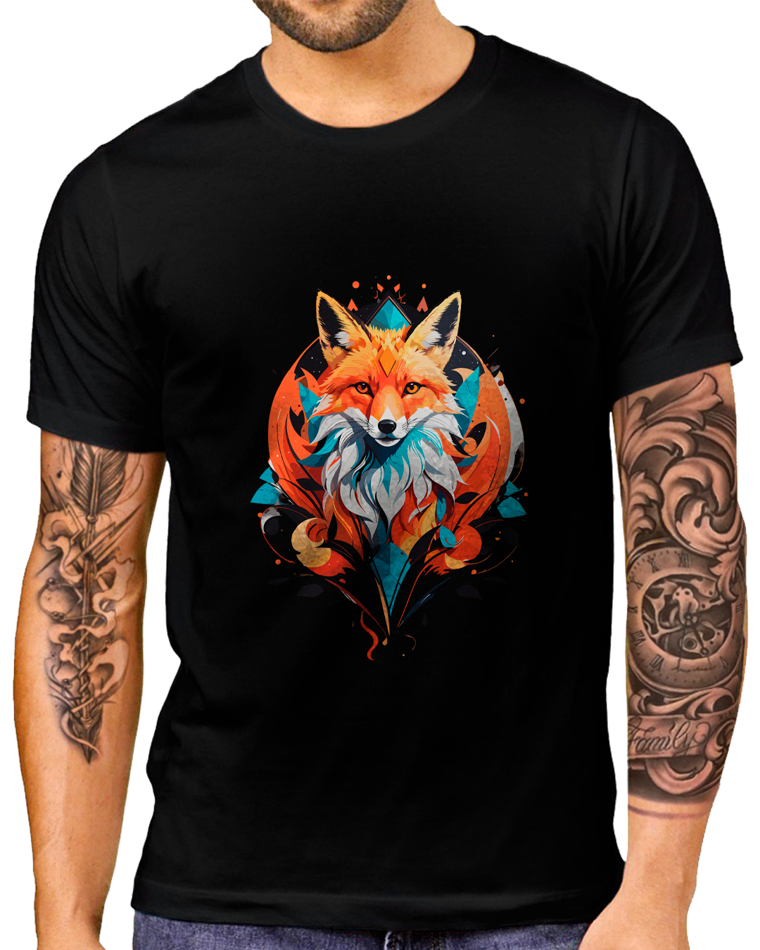 T-Shirt Masculino Fox Arte