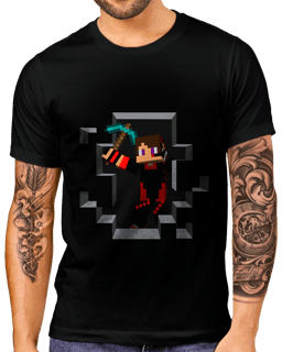 T-Shirt Masculino DKBinho quebrando Parede