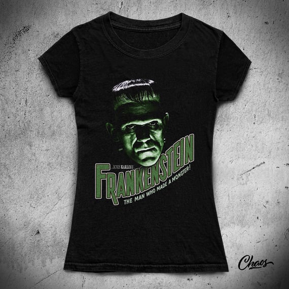 Camiseta Baby Long Frankenstein The Man Who Made a Monster! 2