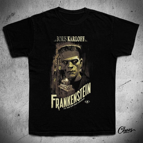 Camiseta Frankenstein The Man Who Made a Monster!
