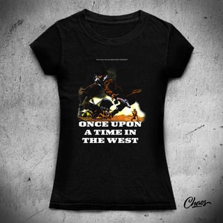 Camiseta Baby Long Once Upon A Time In The West Duelo