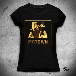 Camiseta Baby Long Motown Gold
