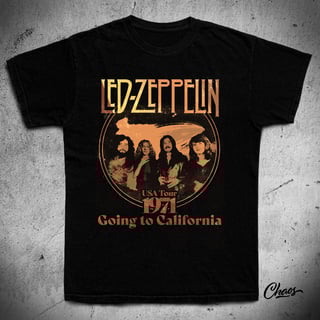 Nome do produto Camiseta Led Zeppelin USA Tour 1971