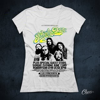 Camiseta Baby Long Steely Dan Concert