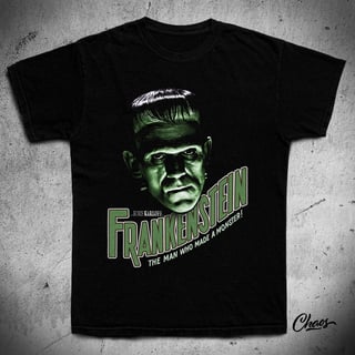 Nome do produto Camiseta Frankenstein The Man Who Made a Monster! 2
