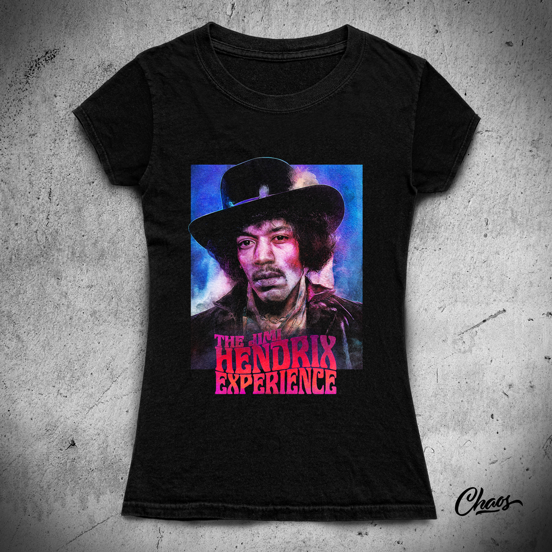 Nome do produto: Camiseta Baby Long The Jimi Hendrix Experience