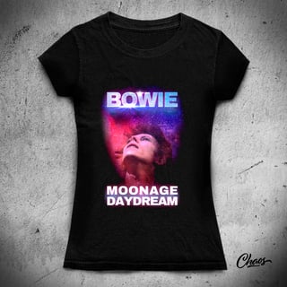 Camiseta Baby Long Bowie Moonage Daydream