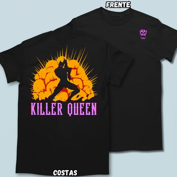 Camiseta Queen Frente Costas