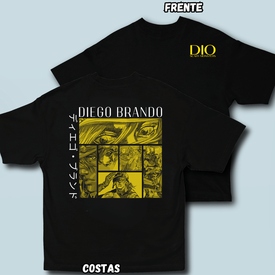 Camiseta Oversized Diego Frente Costas