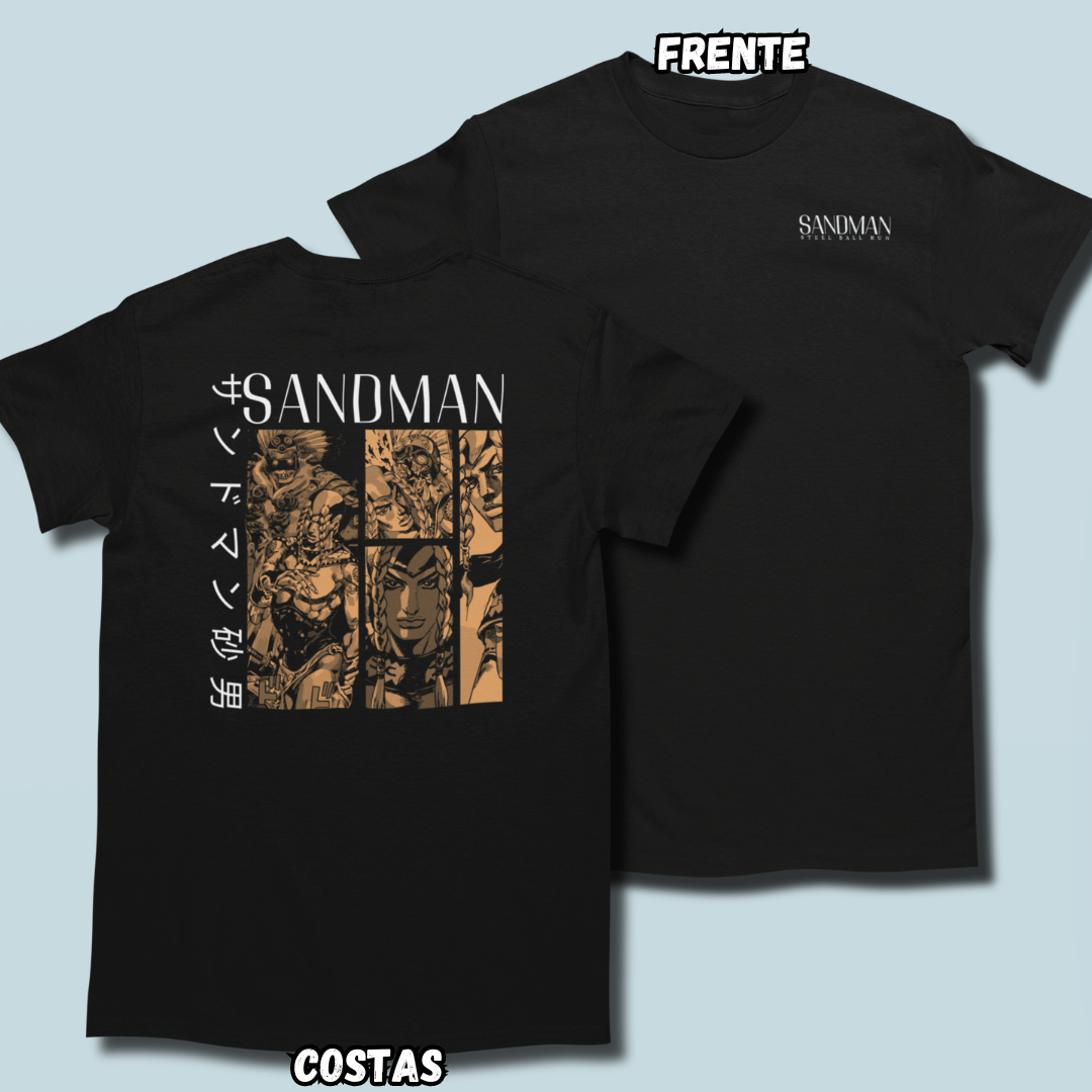 Camiseta Sandman Frente Costas