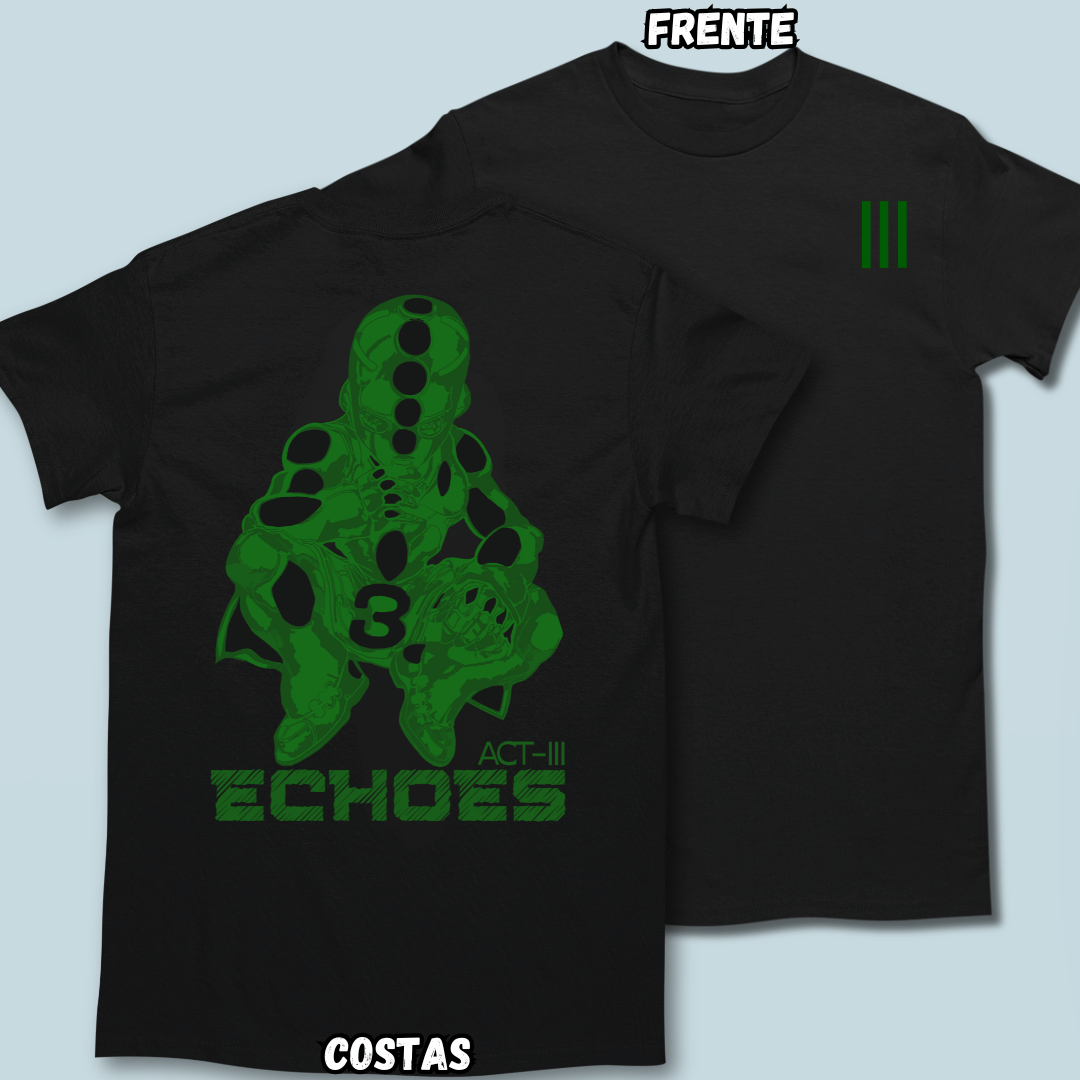 Camiseta Echoes Frente Costas