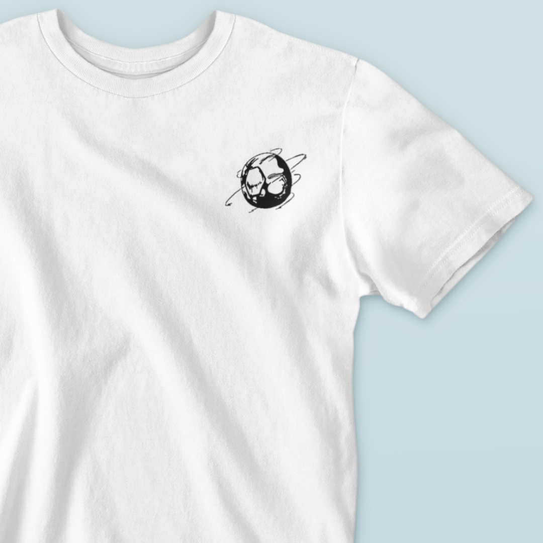 Camiseta Minimalista SBR Branco Frente 