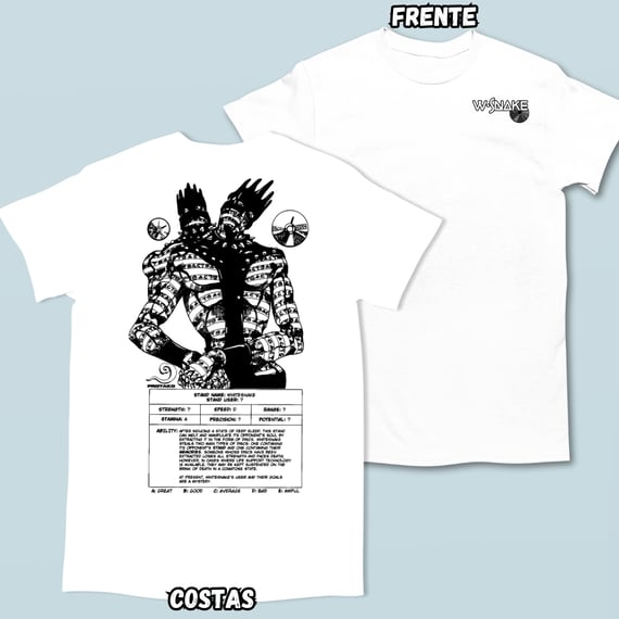 Camiseta W Snake Frente Costas