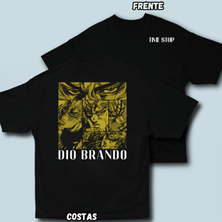 Camiseta Oversized Dio Frente Costas