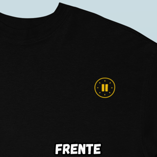 Nome do produtoCamiseta Oversized Stop Time Frente Costas