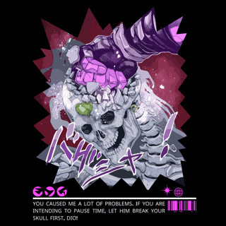 Nome do produtoCamiseta Dio/Jotaro Frente