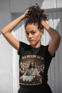 Camiseta Feminina Bootleg - Ele deixou as 99