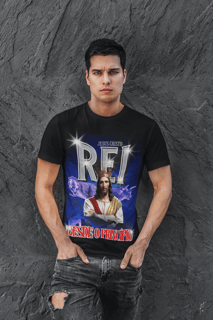Nome do produto Camiseta Masculina Bootleg - Rei desde o princípio