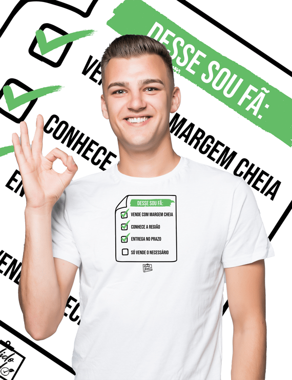 Camiseta DESSE SOU FÃ