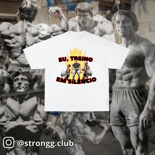 Nome do produto Camiseta Larry Wells (eu, treino em silêncio)
