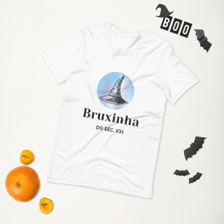 Nome do produto Camiseta branca - Bruxinha do séc.XXI