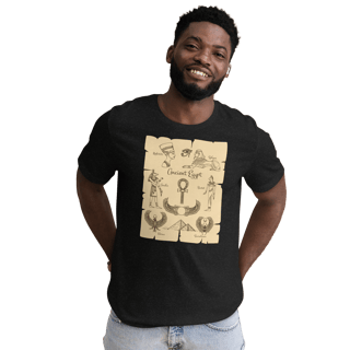 Nome do produto Camiseta - pergaminho egito