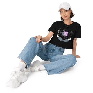 Nome do produto Cropped - Tarot sol e lua