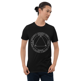 Camiseta Goétia -  Tábua da Arte de Trithemius 1º modelo 