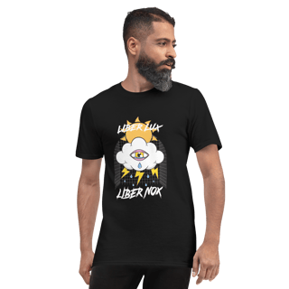 Camiseta Magia do caos - Liber lux / Liber nox