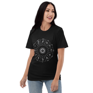 Camiseta - Círculo do Zodíaco com signos do horóscopo