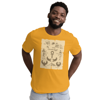Nome do produto Camiseta - pergaminho egito