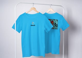 Nome do produto Camiseta Super Franky Frente + Costa