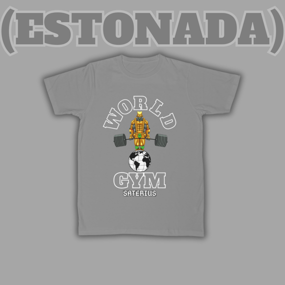 (ESTONADA) Camiseta The World Gym