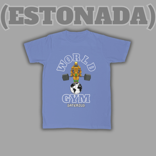 Nome do produto (ESTONADA) Camiseta The World Gym
