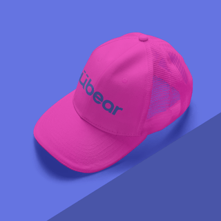 Nome do produto ÜBEAR - BONÉ AMERICANO COM TELA ROSA