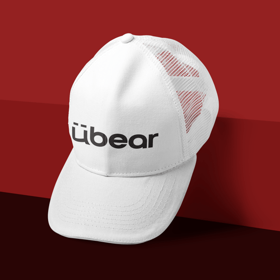 ÜBEAR - BONÉ AMERICANO COM TELA BRANCO