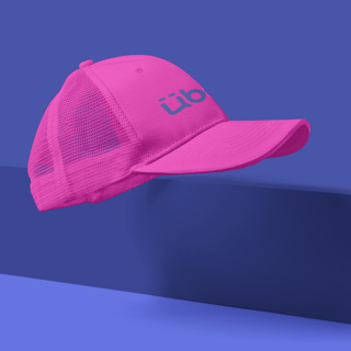 Nome do produto ÜBEAR - BONÉ AMERICANO COM TELA ROSA