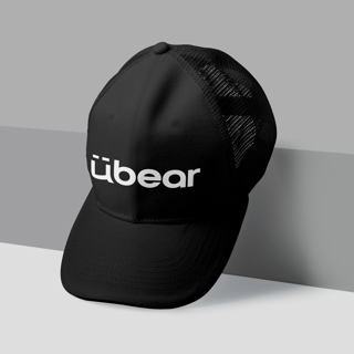 ÜBEAR - BONÉ AMERICANO COM TELA PRETO
