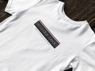 Nome do produto Tshirt - acordar cedo